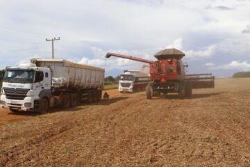 Maquinas e trabalhadores do agro