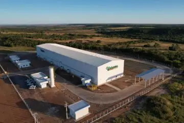 Imagem aérea do Centro de Distribuição de Sementes em Água Boa