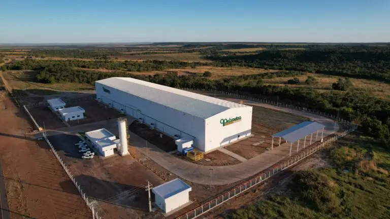 Imagem aérea do Centro de Distribuição de Sementes em Água Boa