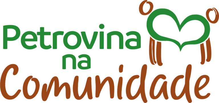Logo petrovina na comunidade - projeto de responsabilidade social da petrovina